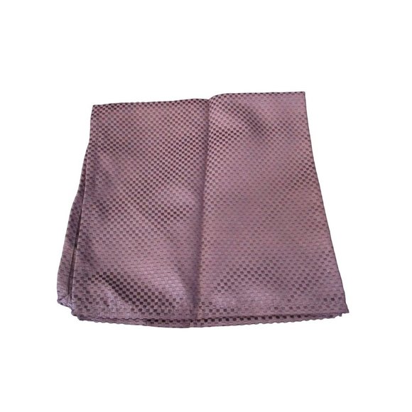 Cordoba Blackberry Woven Damask Check Polyester Blend Satin Napkins Four Vintage - Picture 4 of 8